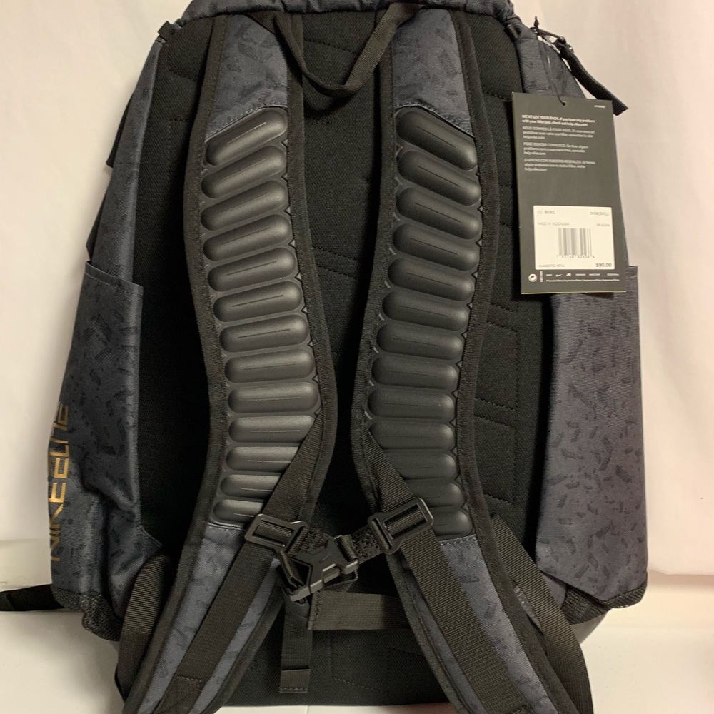 Nike elite hoops Backpack Gray Basketball Bag - Picture 4 of 4